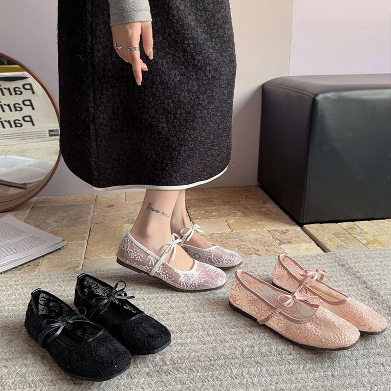 Embroidery Yes - Women's Gentle Ballet Flat Shoes 2026
