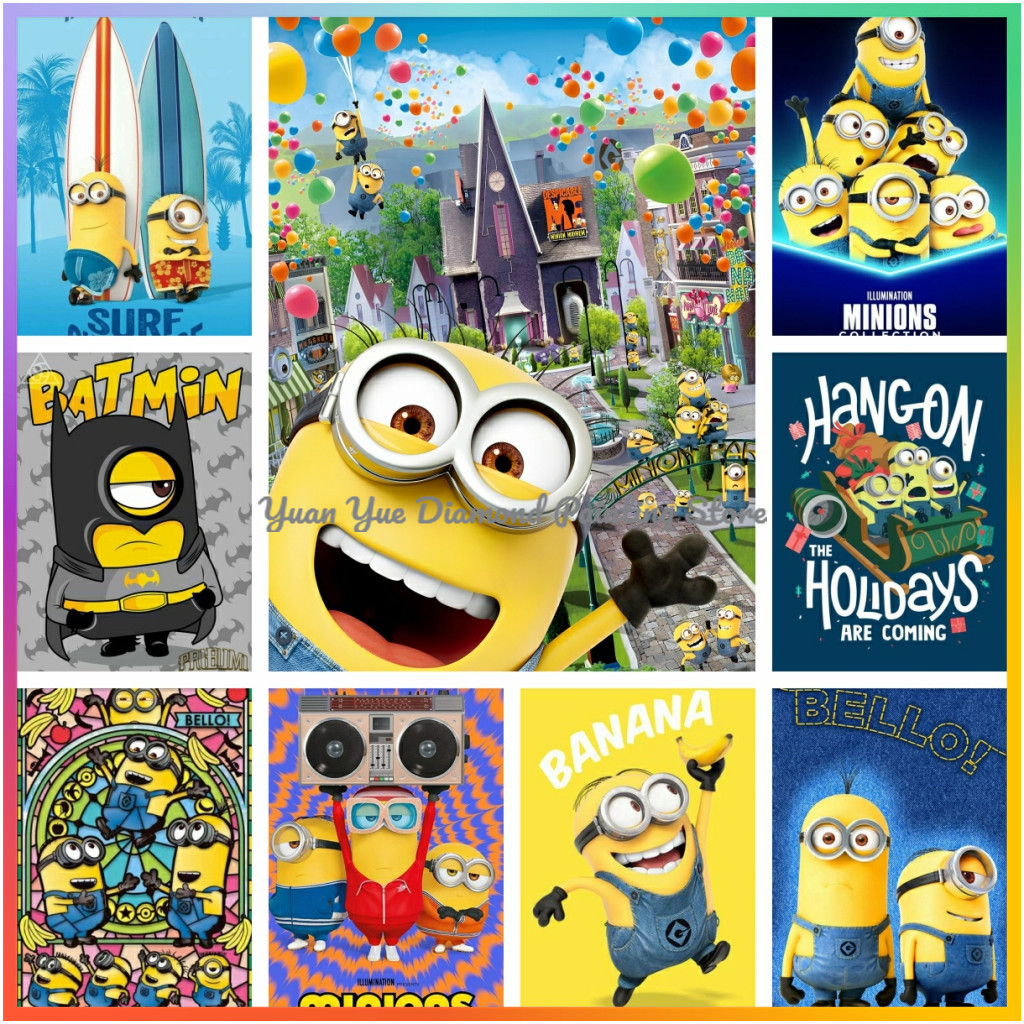 Embroidery Lovers - 1pc frameless Diamond Painting Cute-M-Minions Cartoon