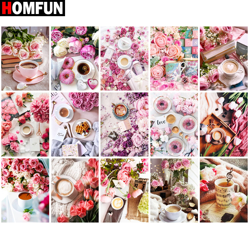 Embroidery Cross Stitch Patterns - HOMFUN Diamond Embroidery 