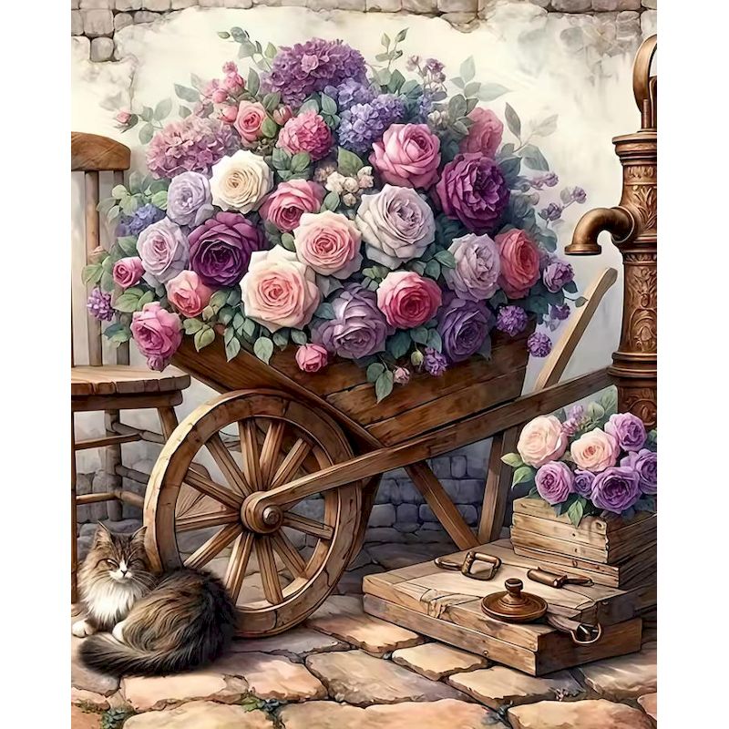Embroidery Translate - Painting By Number For Adults Flower