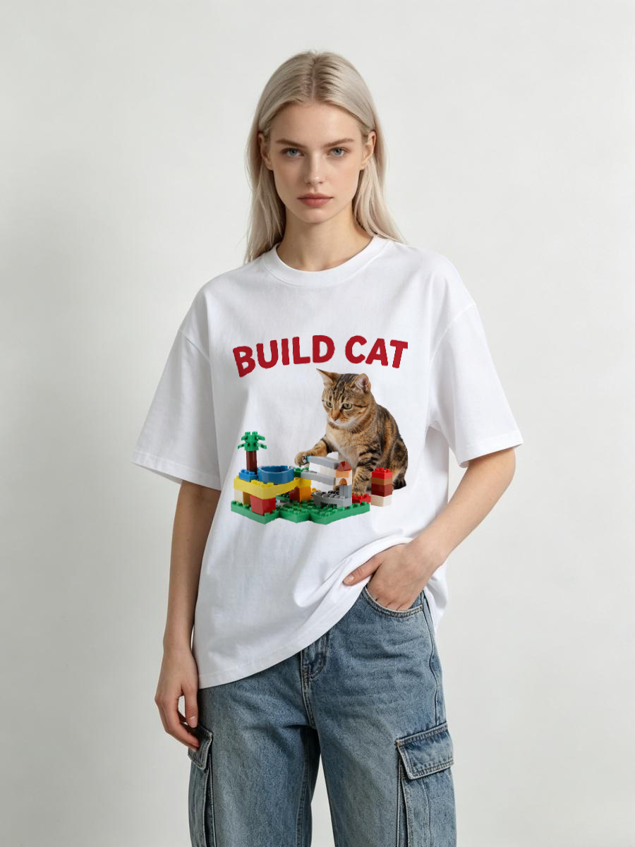 Embroidery Moisturizer - T-Shirt Pet Printed Slim Commanding Controlling