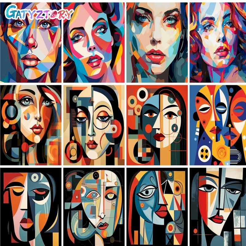 Embroidery Translate - GATYZTORY Acrylic Paint Frame Diy Painting