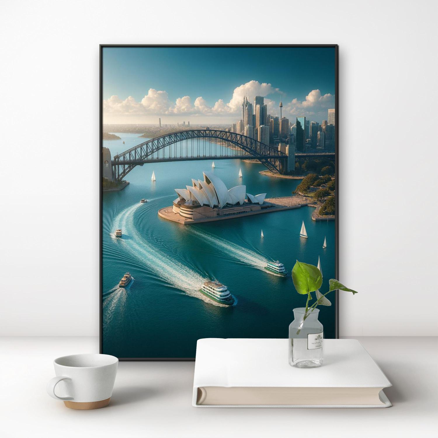 Embroidery In Australia - High Definition Realistic Sydney Opera House