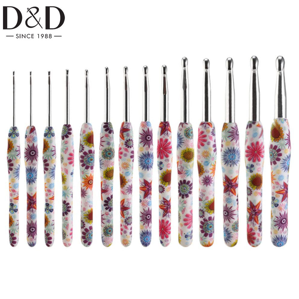 Embroidery Lovers - D&D 1pcs 2.25mm-10mm 14 Sizes Crochet