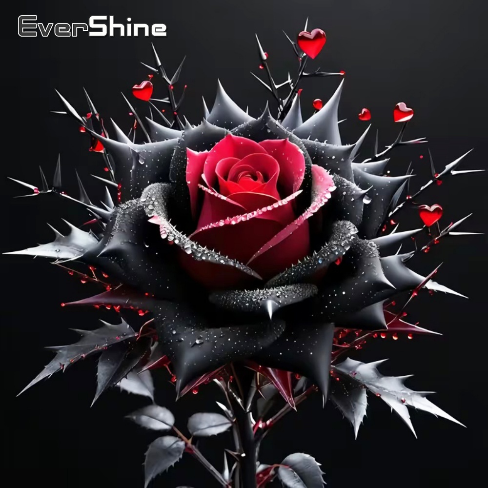 Embroidery Daisy - Evershine Diamond Painting Rose Flower Mosaic