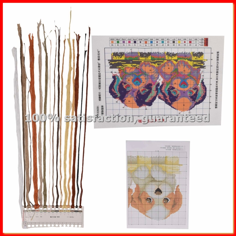 Embroidery Print - DIY Hand Knitting Print Set Embroidery