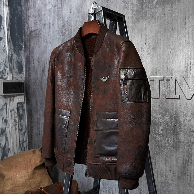 Denny&Dora Men's Shearling Coa - đánh giá và giá Embroidery In Australia