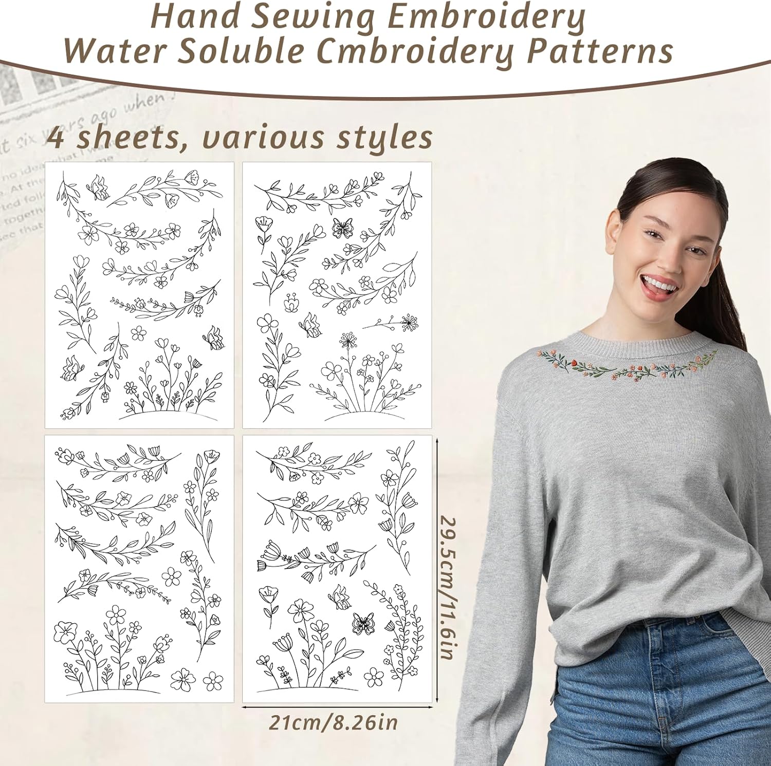 Stick & Stitch Water Soluble E - đánh giá và giá Embroidery Lovers