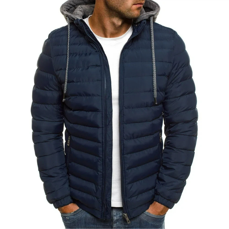 2026  Men Cotton Pad Parka Coa - đánh giá và giá Embroidery Zip Up Hoodie