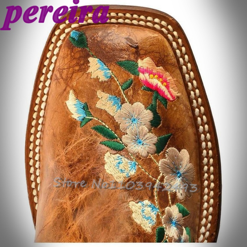 Embroidered Flower Boots Rose  - đánh giá và giá Embroidery Rose