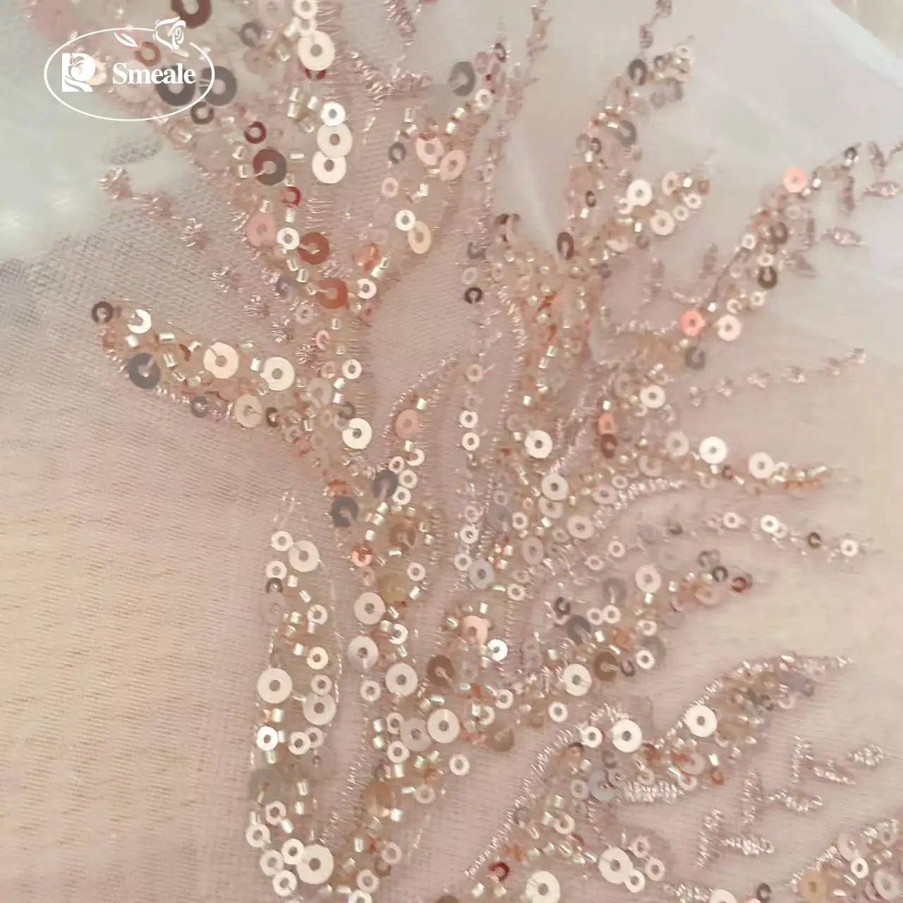 5Pair-2Pair.Rose Gold Sequin T - đánh giá và giá Embroidery Rose