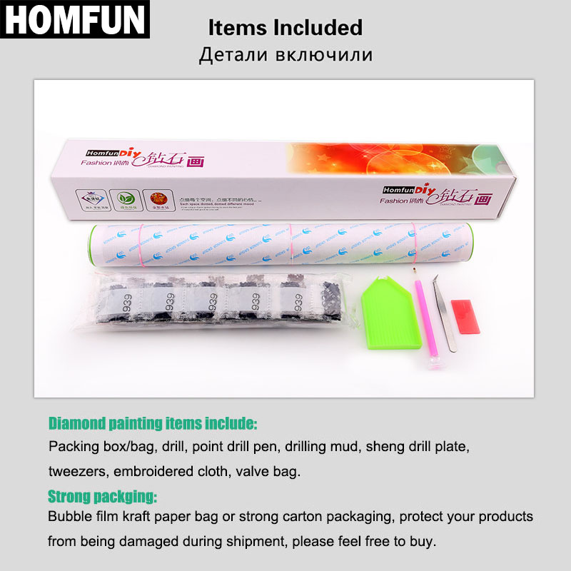 HOMFUN Diamond Embroidery 