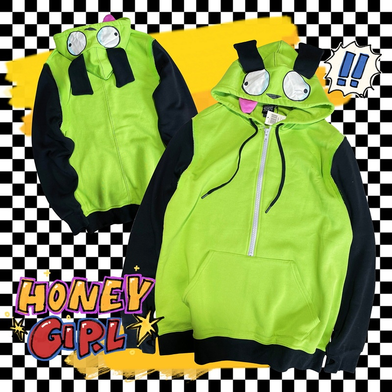 Anime Kẻ Xâm Lược ZIM Trang Ph - đánh giá và giá Embroidery Zip Up Hoodie