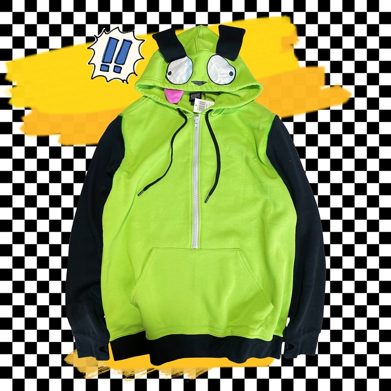 Anime Kẻ Xâm Lược ZIM Trang Ph - đánh giá và giá Embroidery Zip Up Hoodie
