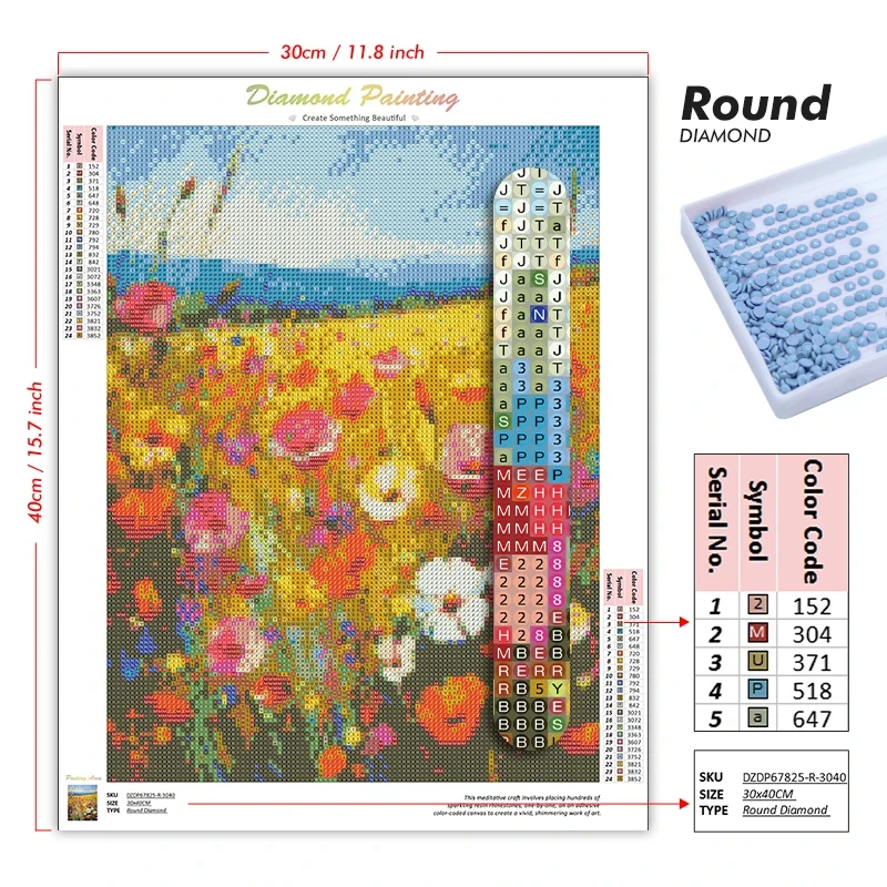 Car Diamond Painting Landscape - đánh giá và giá Embroidery Daisy
