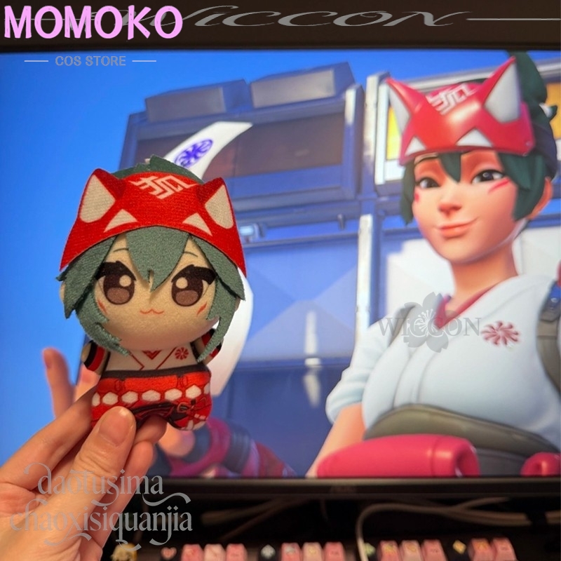 Anime Game Owww Cosplay Kiriko - đánh giá và giá Embroidery Print