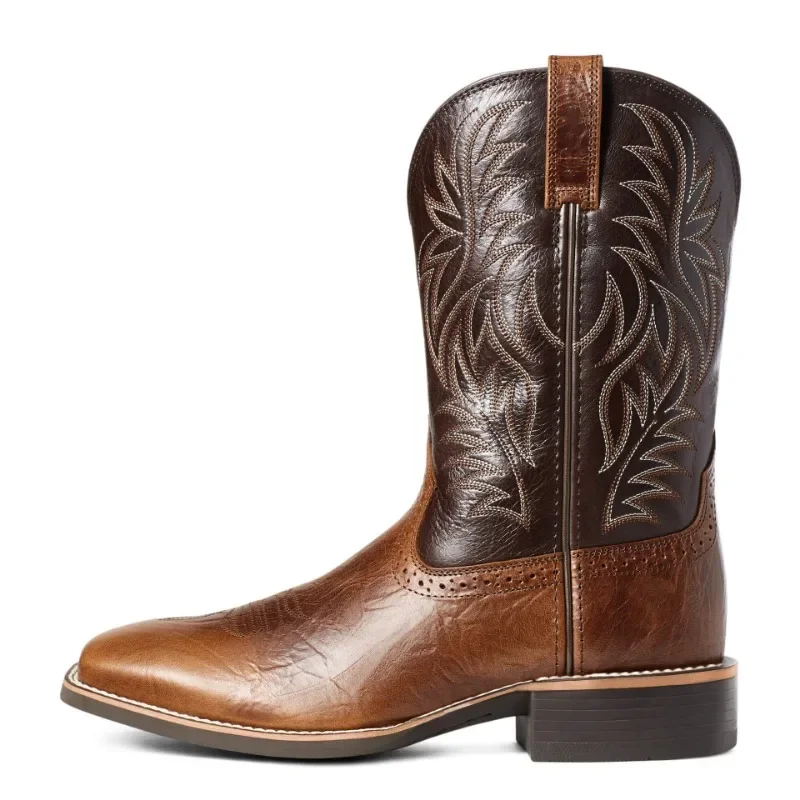 Men High Boots Embroidery Retr - đánh giá và giá Embroidery Yes