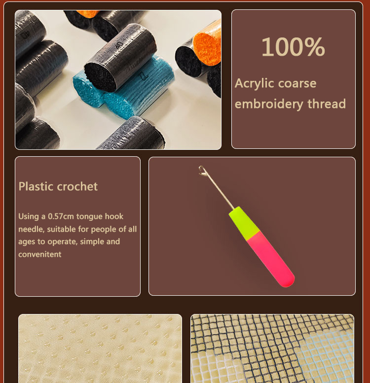 Latch hook rug kits with Pre-P - đánh giá và giá Embroidery Cross Stitch Patterns