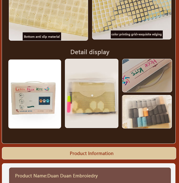Latch hook rug kits with Pre-P - đánh giá và giá Embroidery Cross Stitch Patterns