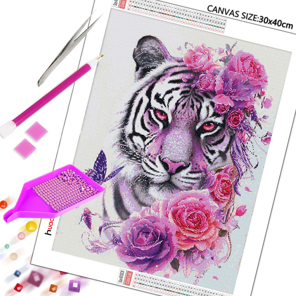 Huacan 5D DIY Diamond Painting - đánh giá và giá Embroidery Rose