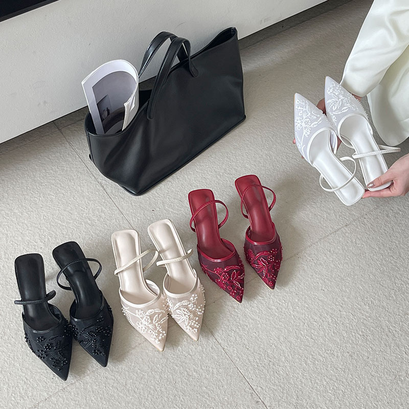 2026 Elegant Slingback Sandals - đánh giá và giá Embroidery Flower