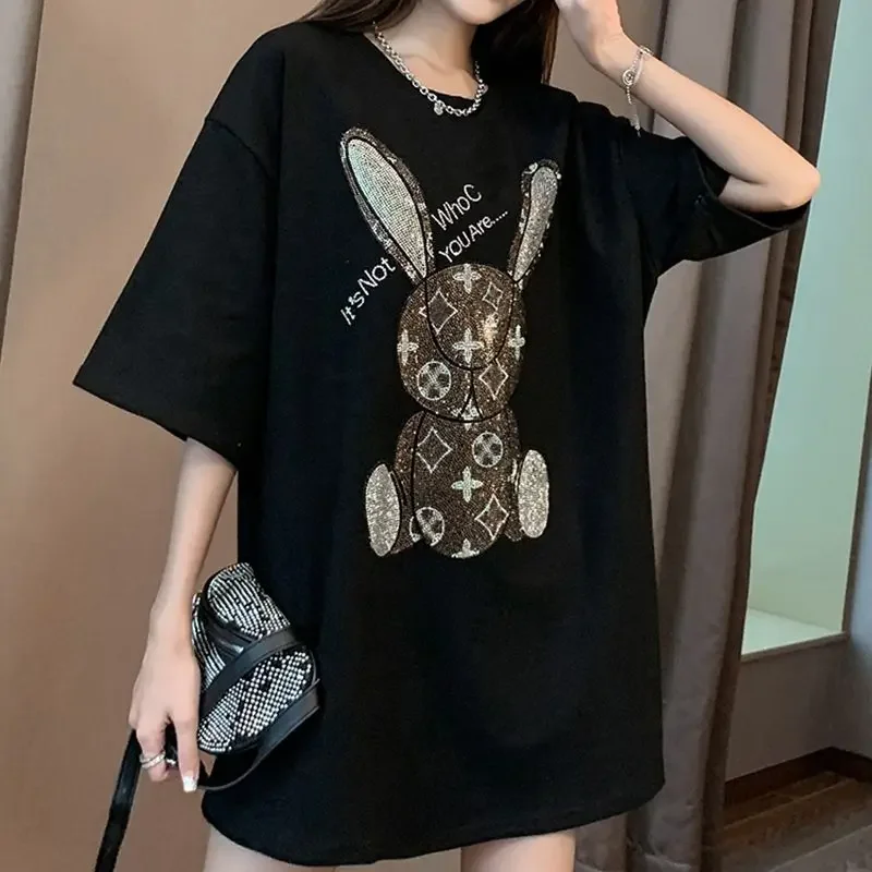 Women's Summer Casual T-Shirt: - đánh giá và giá Embroidery Print