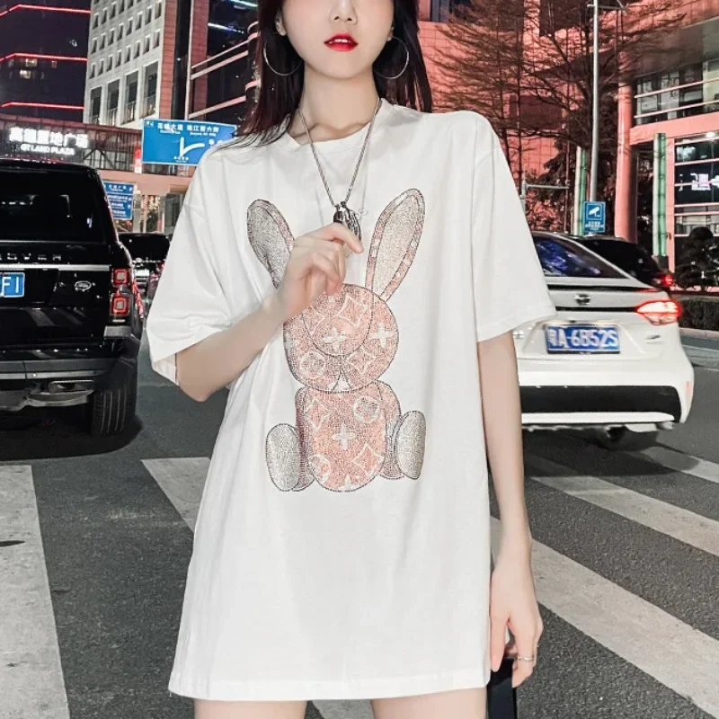 Women's Summer Casual T-Shirt: - đánh giá và giá Embroidery Print