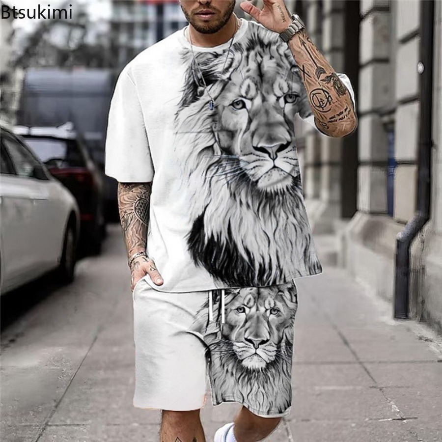 Summer New Men's Cool T-shirt  - đánh giá và giá Embroidery Print