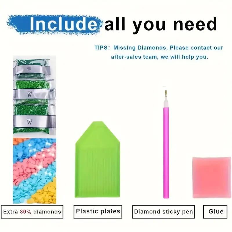 5D Diamond Painting Set, Color - đánh giá và giá Embroidery H&M