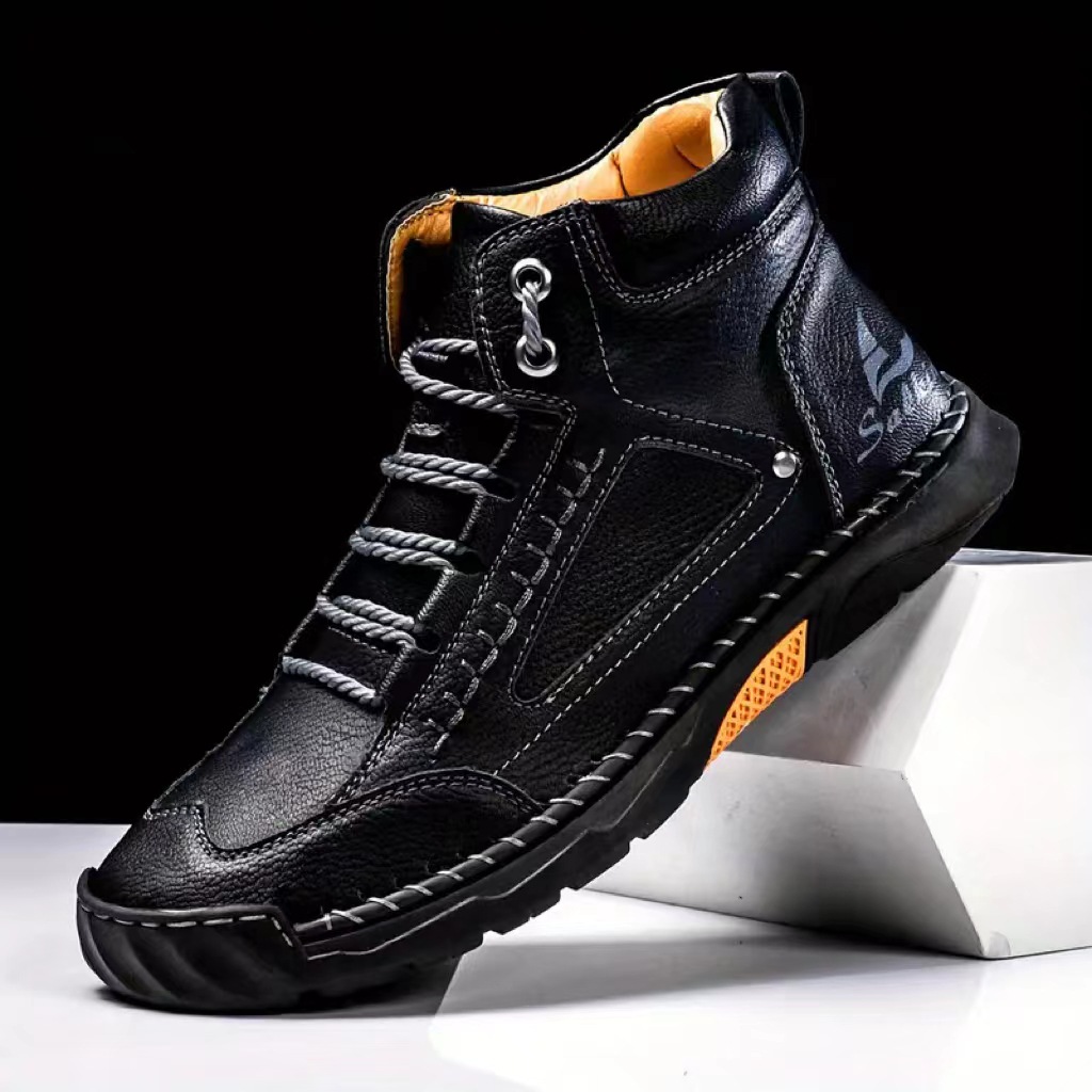 Men's Hand-stitched Boots Plus - đánh giá và giá Embroidery Yes