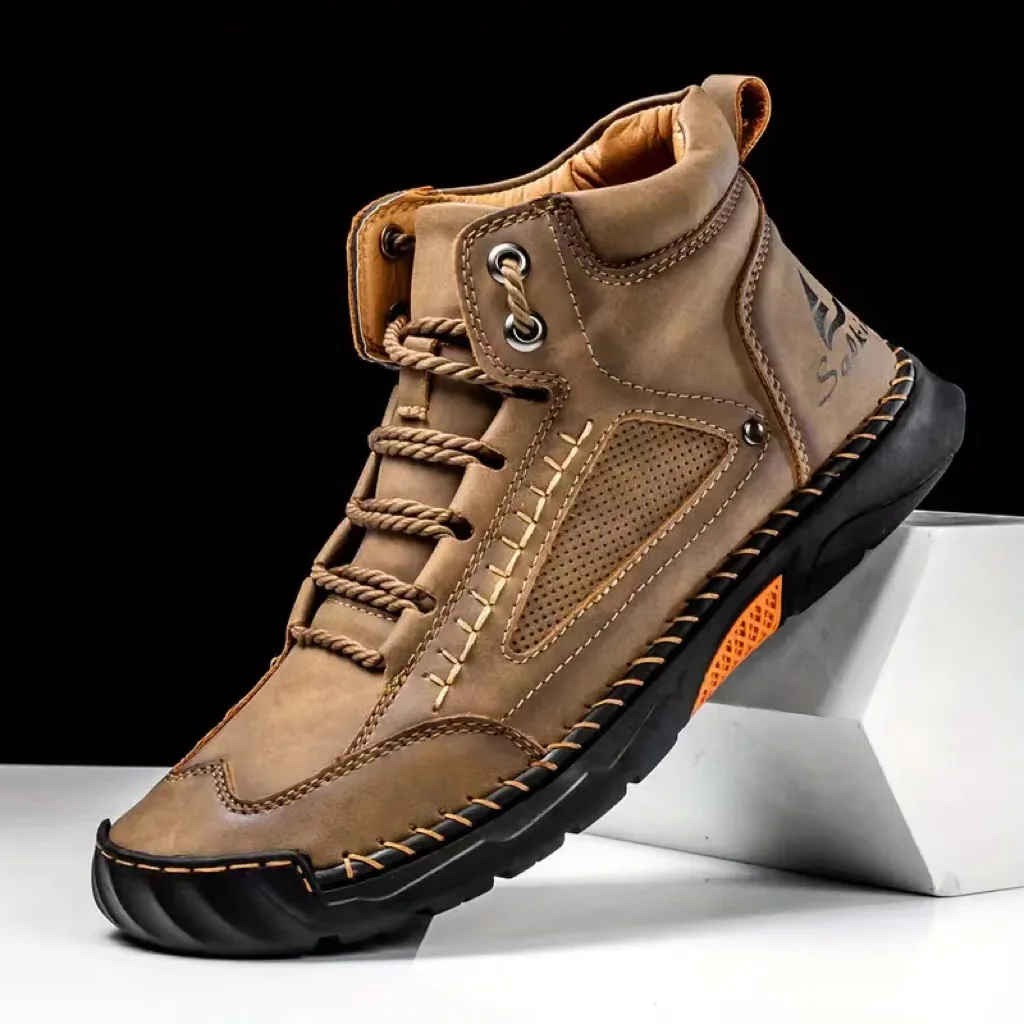 Men's Hand-stitched Boots Plus - đánh giá và giá Embroidery Yes