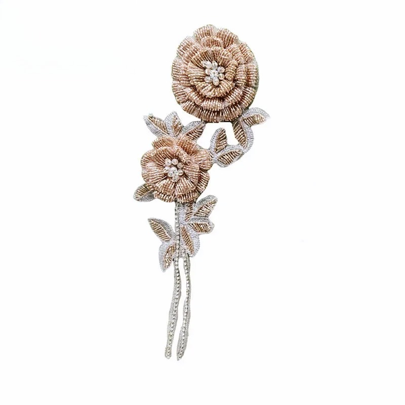 NEW Multicolor Handmade Beaded - đánh giá và giá Embroidery Rose