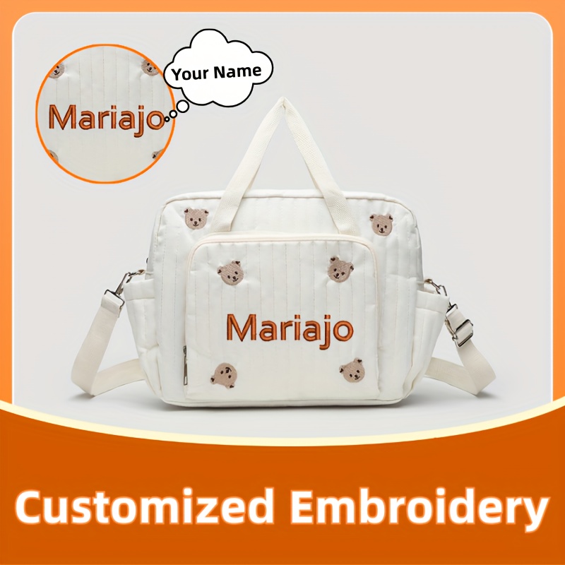 1PC Bear & tulip Pattern Trave - đánh giá và giá Embroidery Font Free