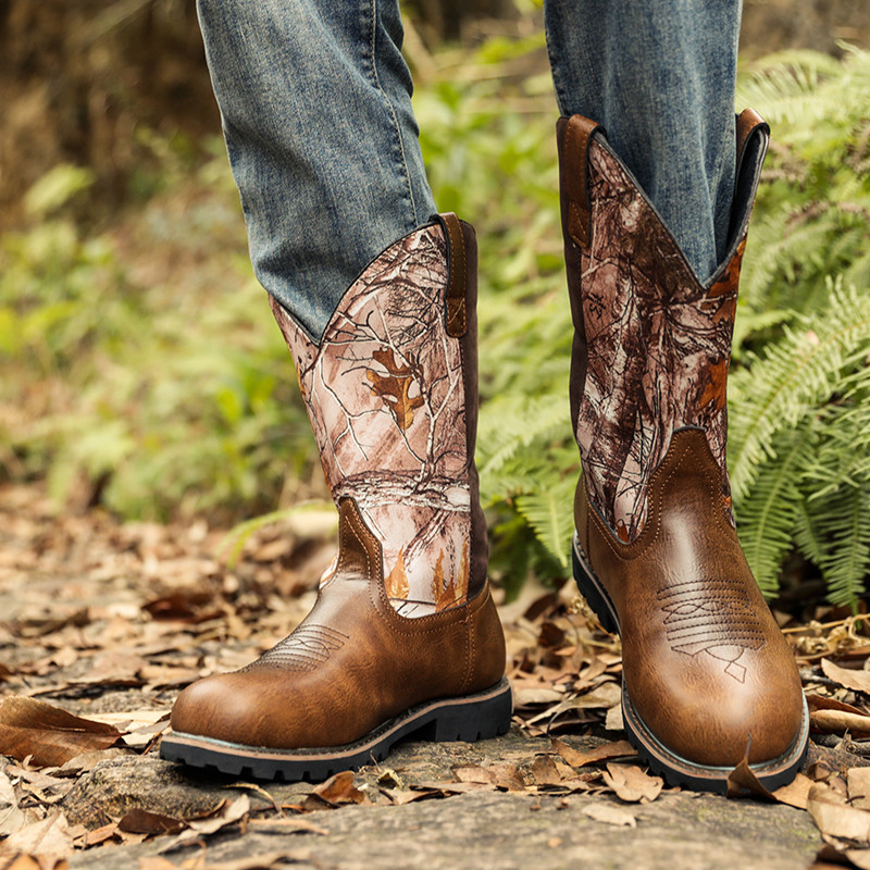Men's Boots Classic Handmade E - đánh giá và giá Embroidery Print