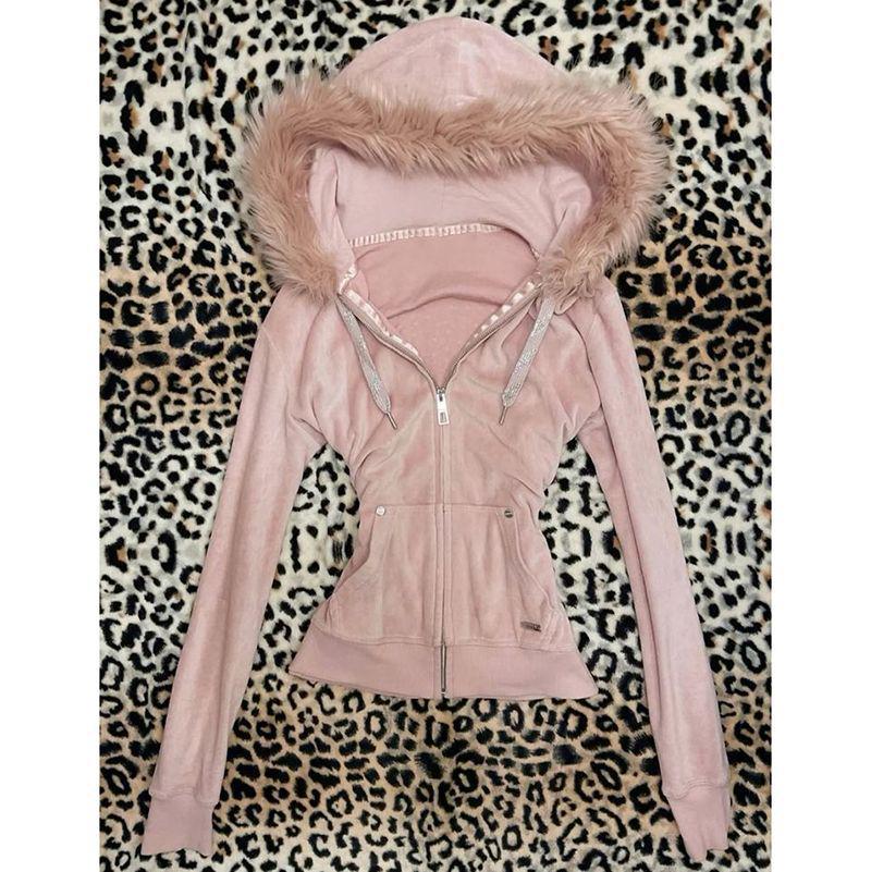 Hoodie Coat Women Punk Hooded  - đánh giá và giá Embroidery Zip Up Hoodie