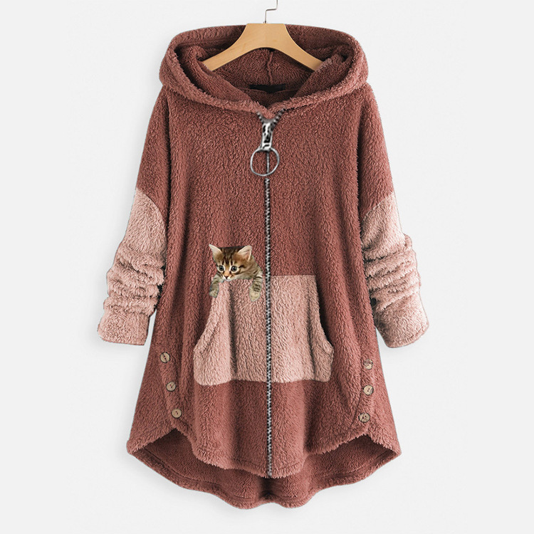 Hoodie Coat Jacket Women Hoode - đánh giá và giá Embroidery Zip Up Hoodie
