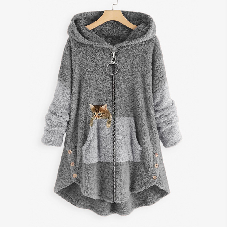 Hoodie Coat Jacket Women Hoode - đánh giá và giá Embroidery Zip Up Hoodie