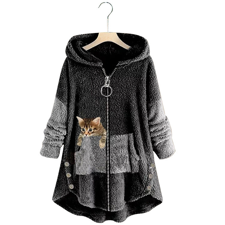 Hoodie Coat Jacket Women Hoode - đánh giá và giá Embroidery Zip Up Hoodie