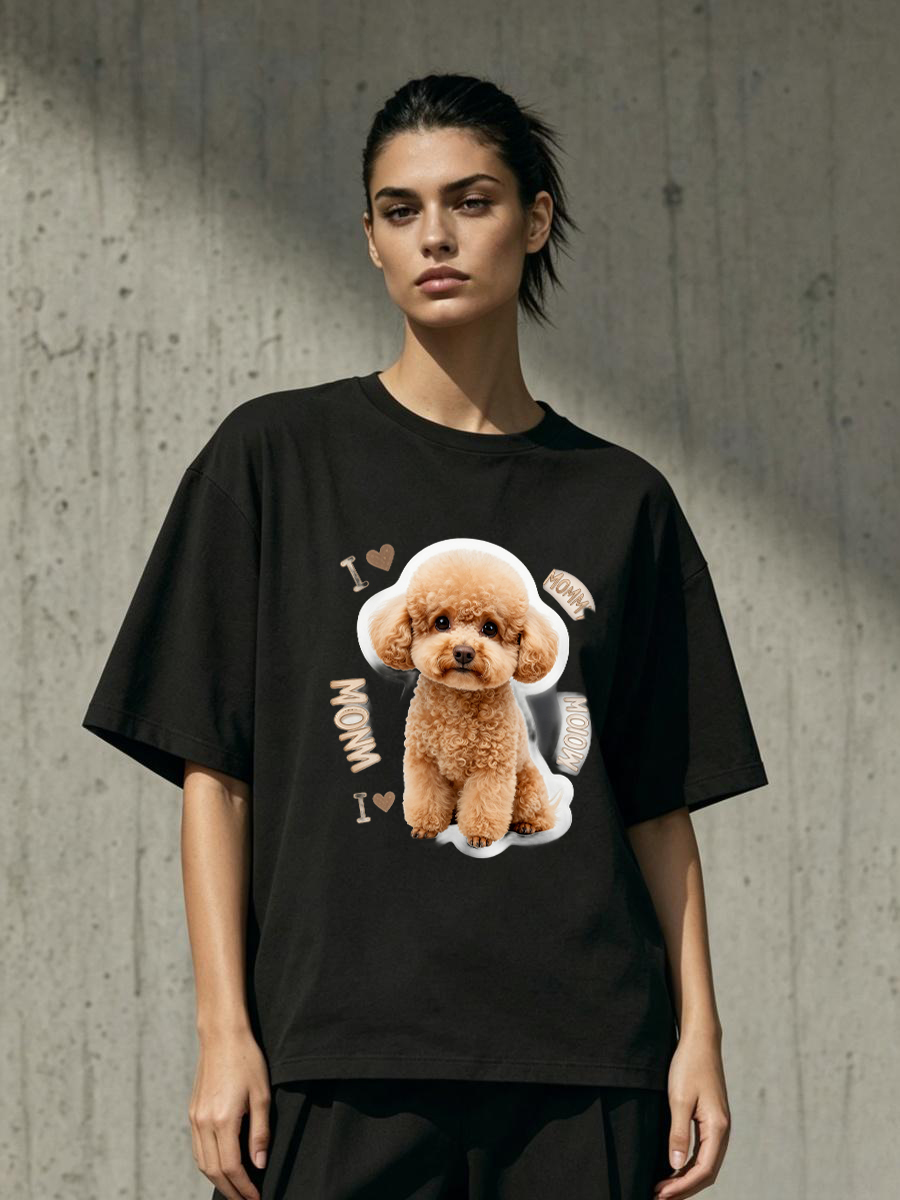 T-Shirt Animal Print Relaxed A - đánh giá và giá Embroidery Moisturizer