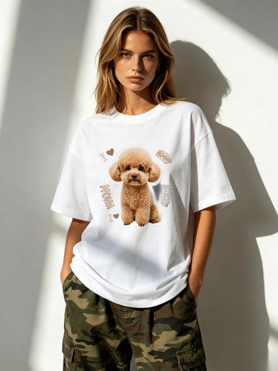 T-Shirt Animal Print Relaxed A - đánh giá và giá Embroidery Moisturizer