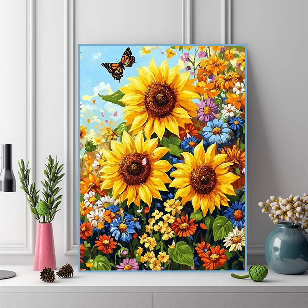 Evershine Full Square Round Di - đánh giá và giá Embroidery Daisy