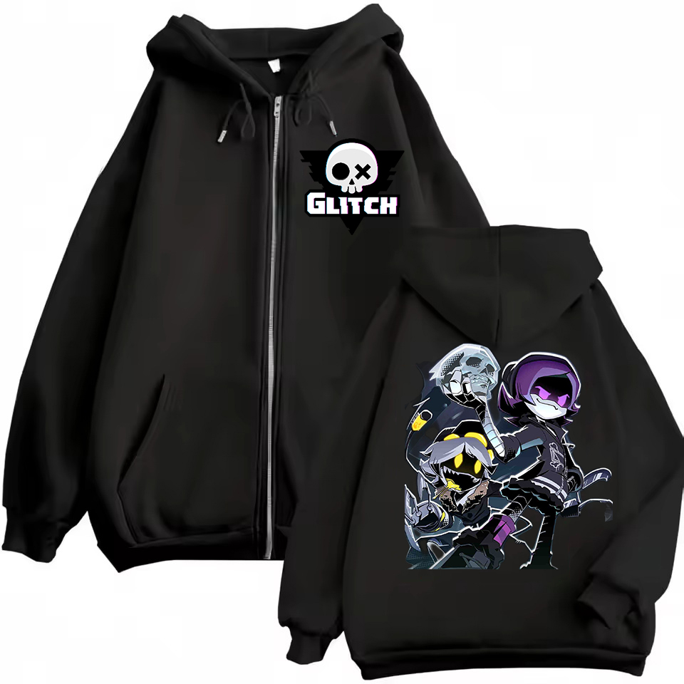 Anime Murder Drones Zipper Hoo - đánh giá và giá Embroidery Zip Up Hoodie