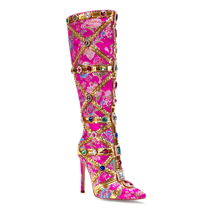 Multicolor Gemstone Gold Trim  - đánh giá và giá Embroidery Yes