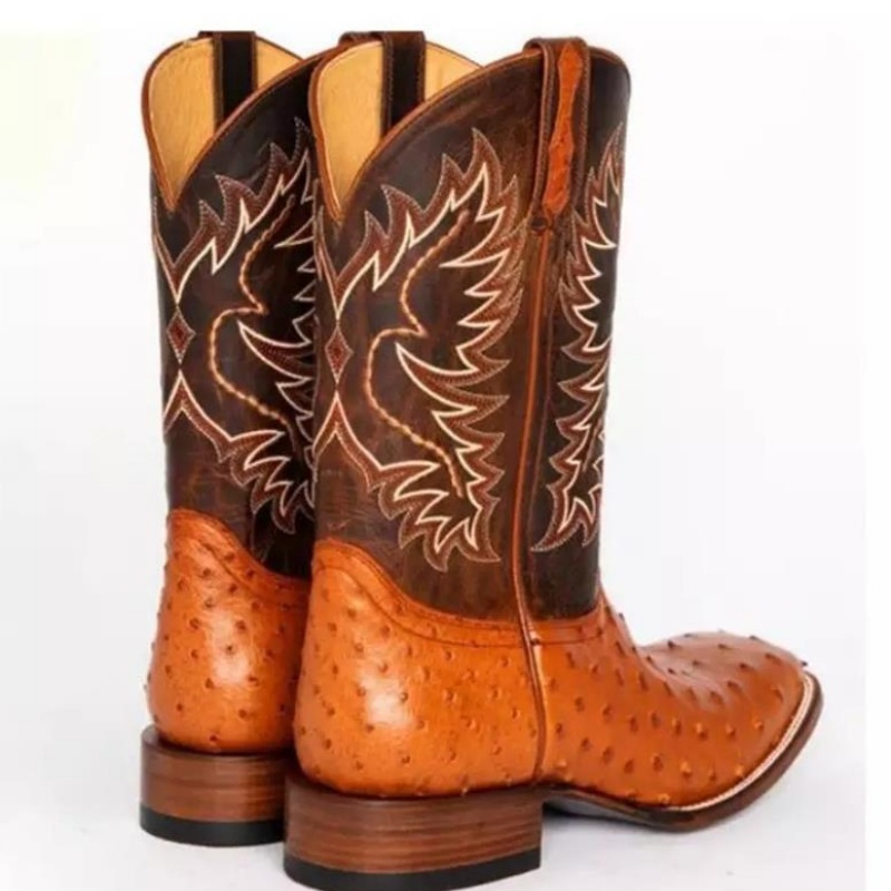 Men High Boots Embroidery Retr - đánh giá và giá Embroidery Yes