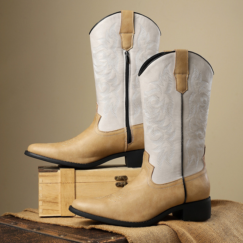 NEW Men High Boots Embroidery  - đánh giá và giá Embroidery Yes