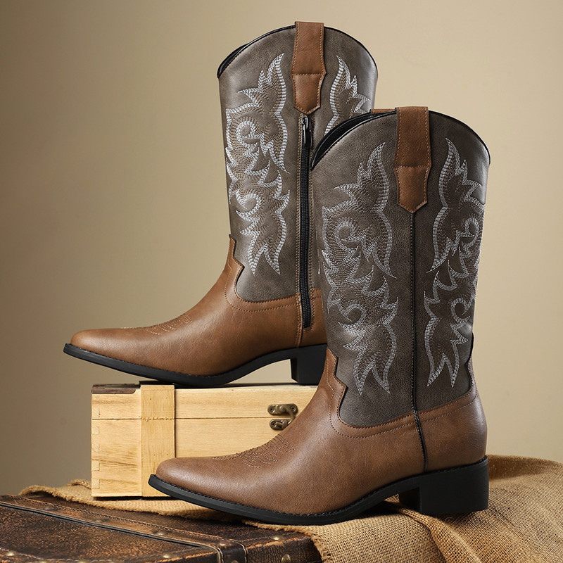 NEW Men High Boots Embroidery  - đánh giá và giá Embroidery Yes