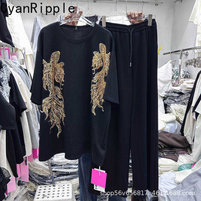 New Spring Summer Women Two-pi - đánh giá và giá Embroidery Cotton Shirt