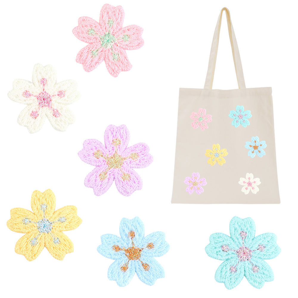 20pcs/lot Colorful 2.4cm Embro - đánh giá và giá Embroidery Flower