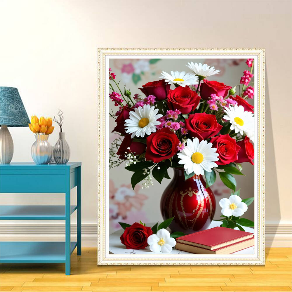 5D DIY Diamond Embroidery Rose - đánh giá và giá Embroidery Rose